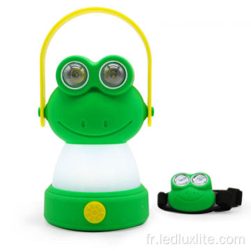 Ensemble lampe frontale et lanterne pour enfants